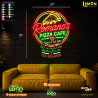 ROMANO'S PIZZA CAFE | LED NEON SIGN