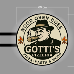 GOTTI'S PIZZERIA | ILLUMINATED BLADE  SIGN1