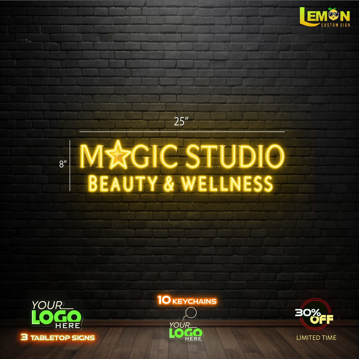 MAGIC STUDIO | LED NEON SIGN (2 SIGNS)
