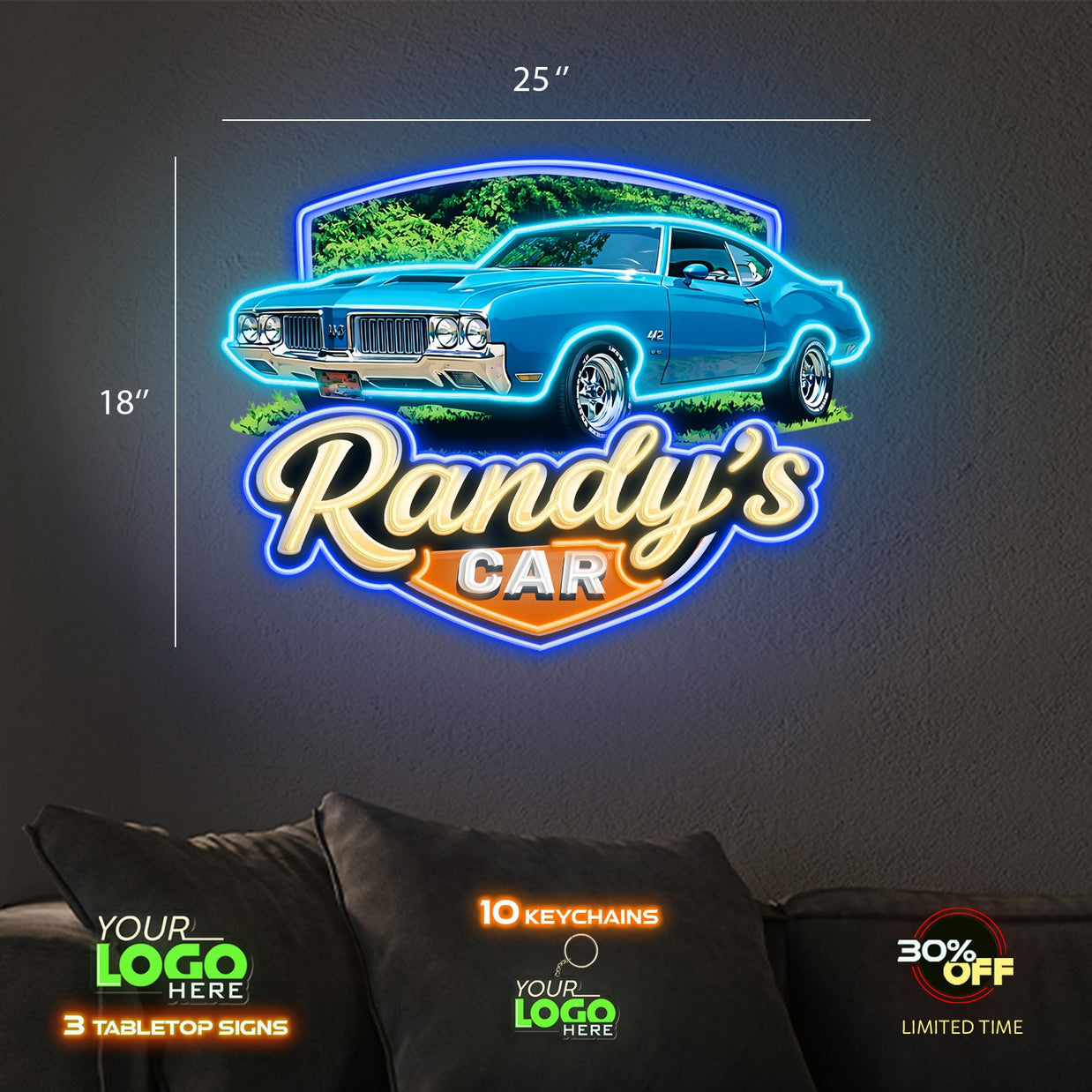 Randy’s Car | LED NEON SIGN