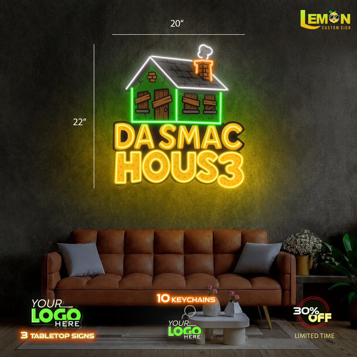 DASMAC HOUS3 | LED NEON SIGN