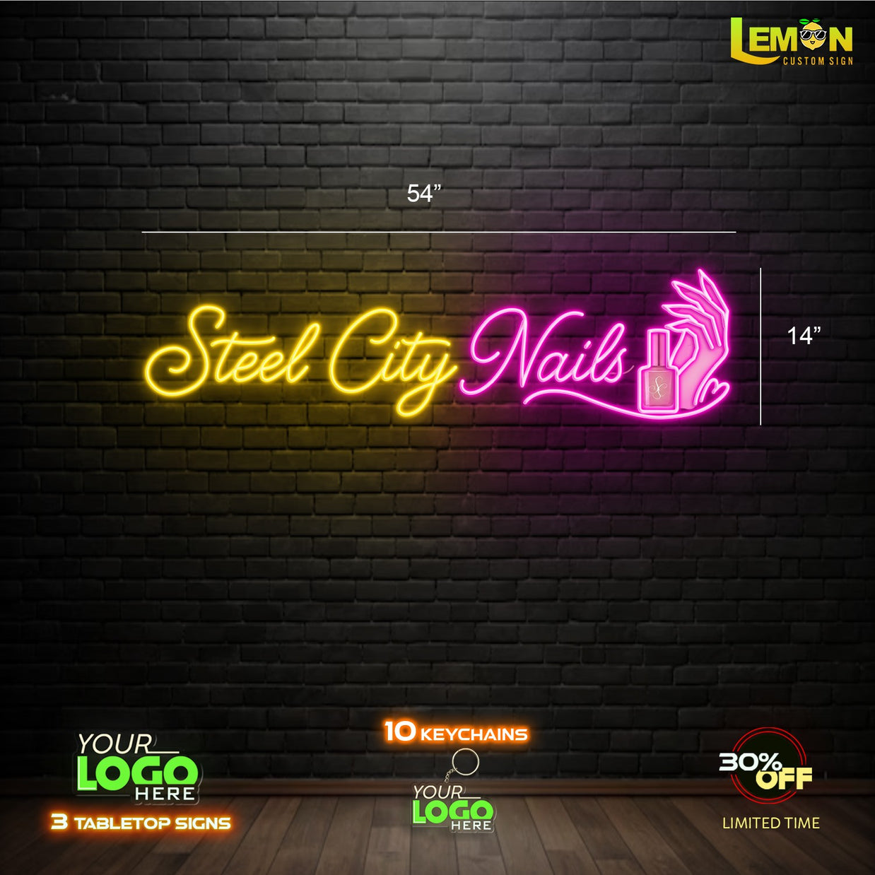 Steel City Nails | LED NEON SIGN