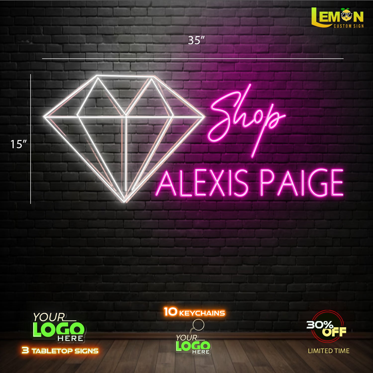 SHOP ALEXIS PAIGE | LED NEON SIGN
