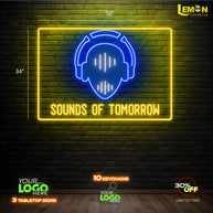 SOUNDS OF TOMORROW | LED NEON SIGN
