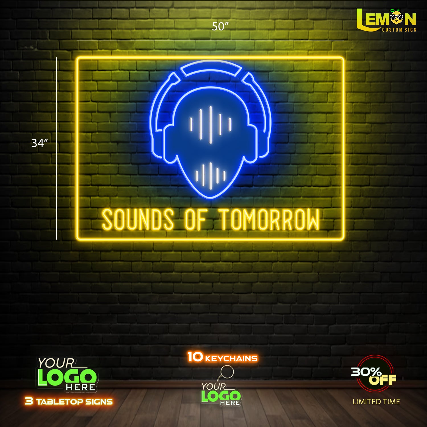 SOUNDS OF TOMORROW | LED NEON SIGN
