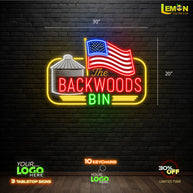 BACKWOODS BIN  | LED NEON SIGN