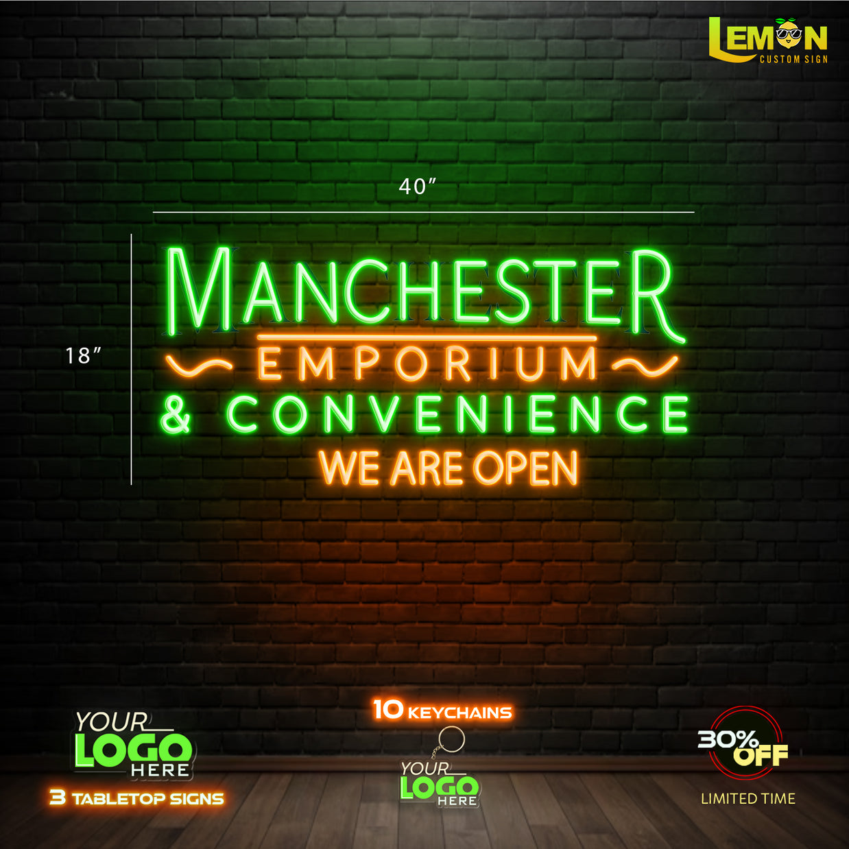 Manchester Emporium & Convenience | LED NEON SIGN