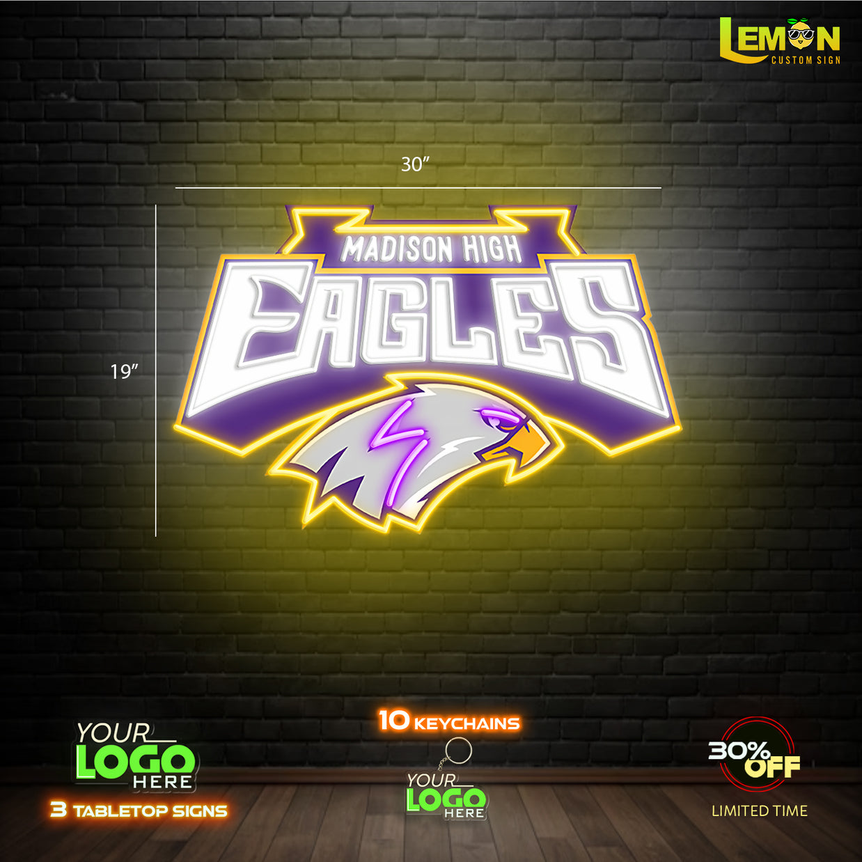 Madison High School Eagles | LED NEON SIGN