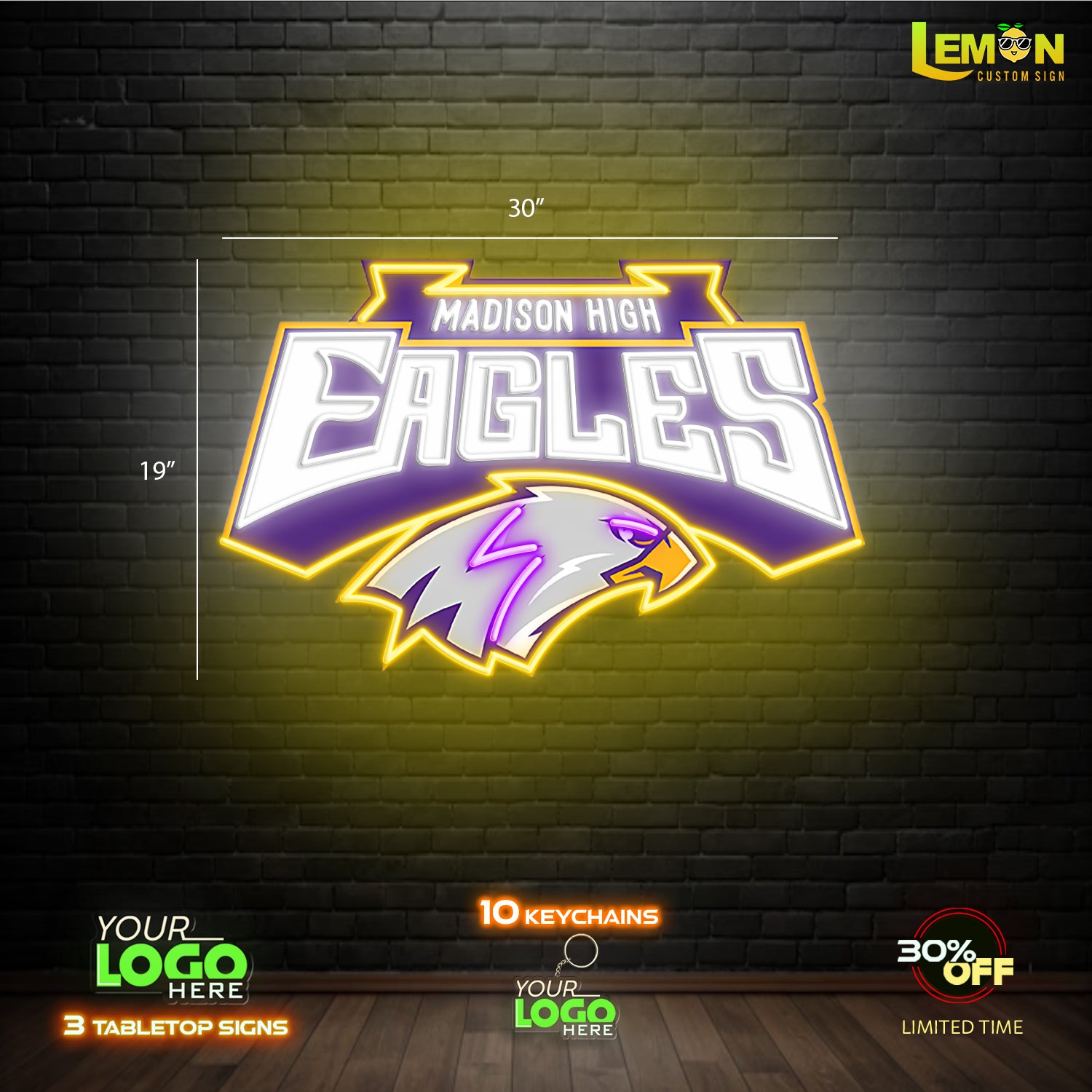 Madison High School Eagles | LED NEON SIGN