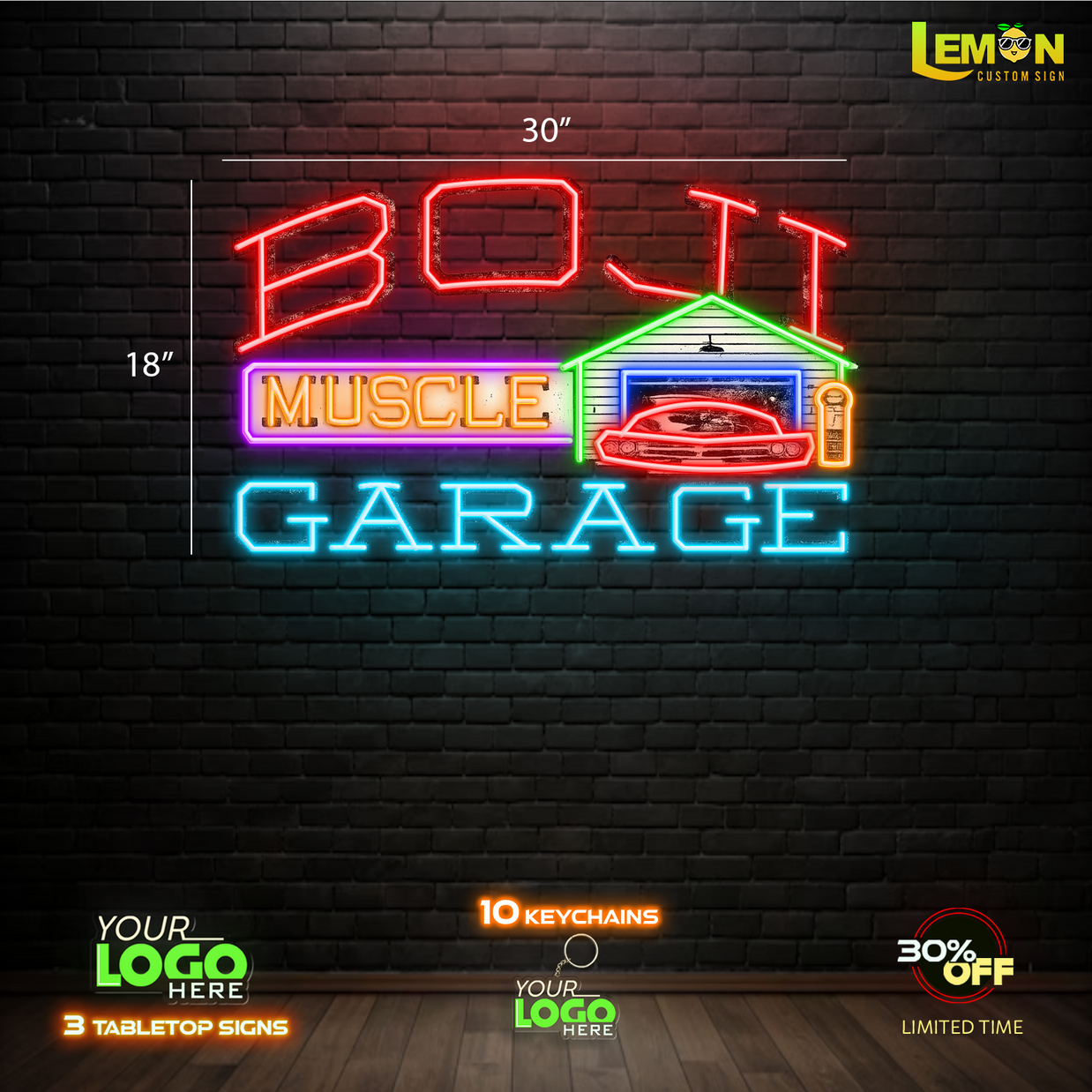 BOJI GARAGE | LED NEON SIGN