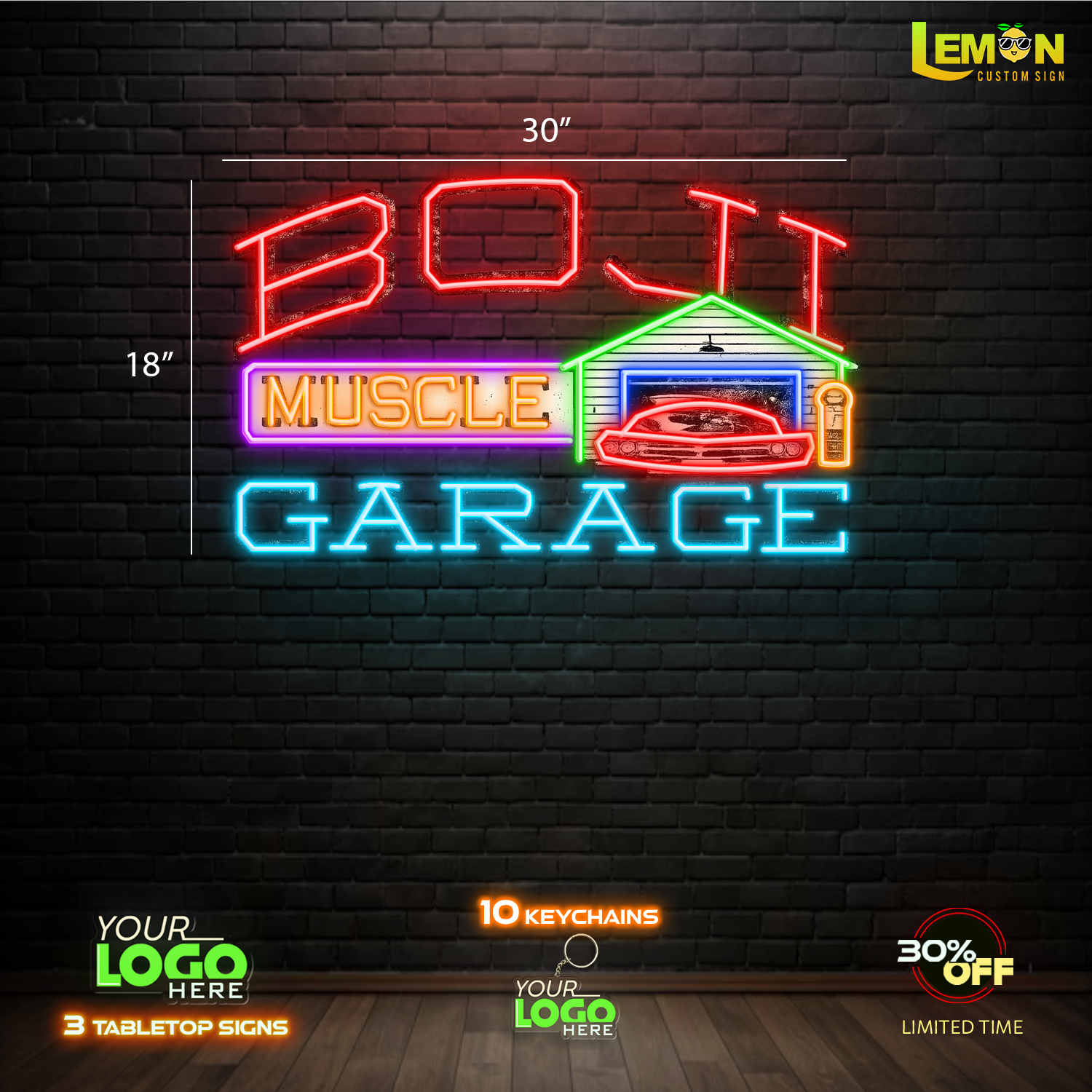 BOJI GARAGE | LED NEON SIGN