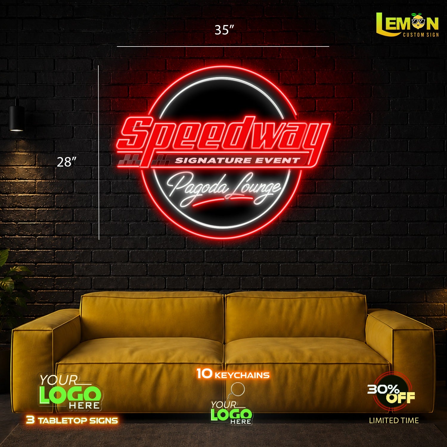 SPEEDWAY | LED NEON SIGN