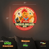 Tacos EL Gallazo ATX | LED NEON SIGN