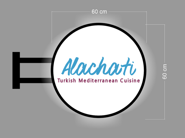 ALACHATI | ILLUMINATED BLADE  SIGN