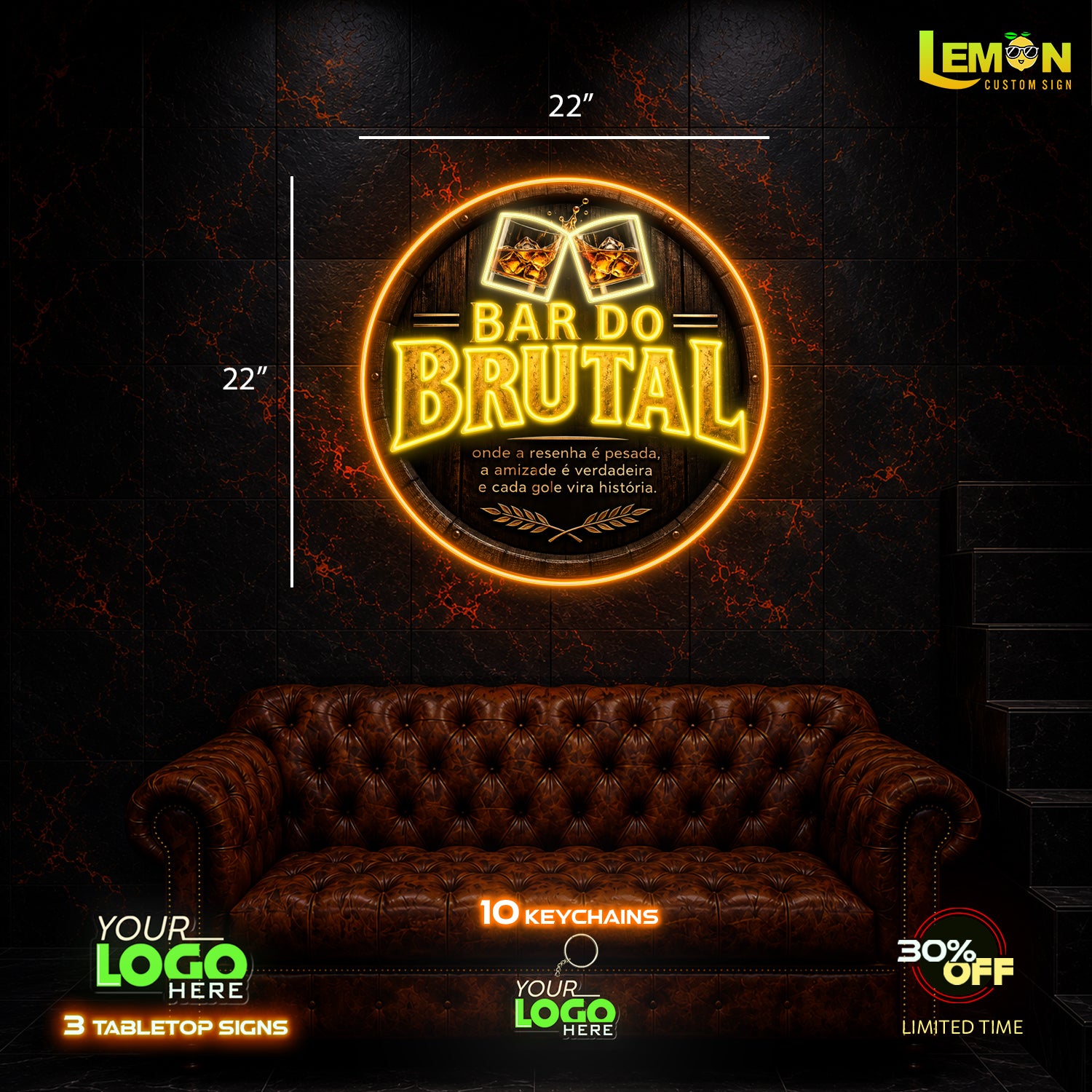 BAR DO BRUTAL | LED NEON SIGN