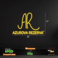 AZUROVA REZERVA | LED SIGN