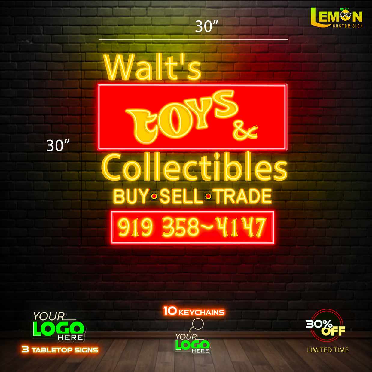 Walt's Toys & Collectibles | LED NEON SIGN