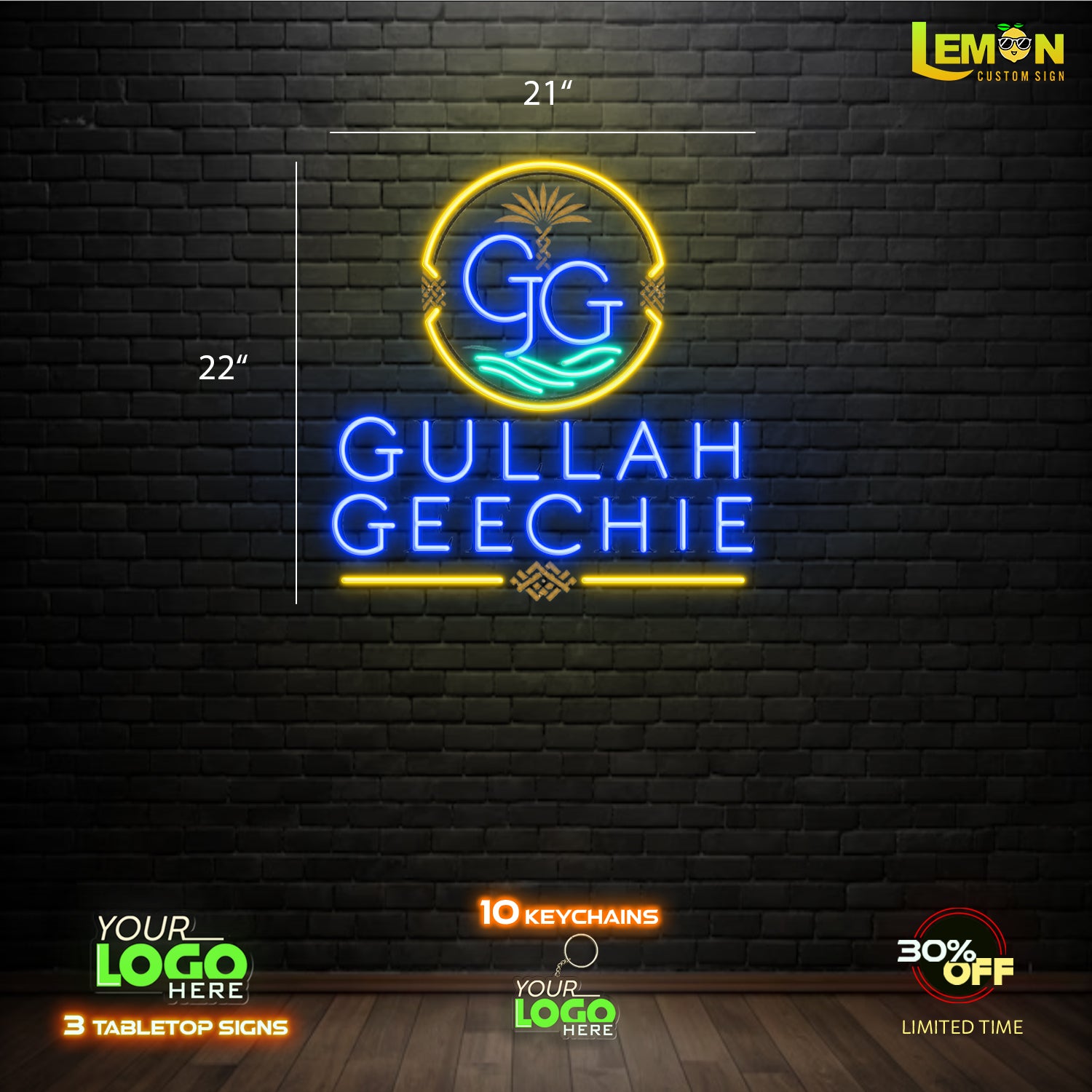 GULLAH GEECHIE | LED NEON SIGN ( WATERPROOF SIGN)