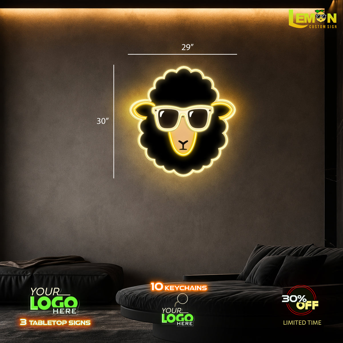A SHEEP | LED NEON SIGN