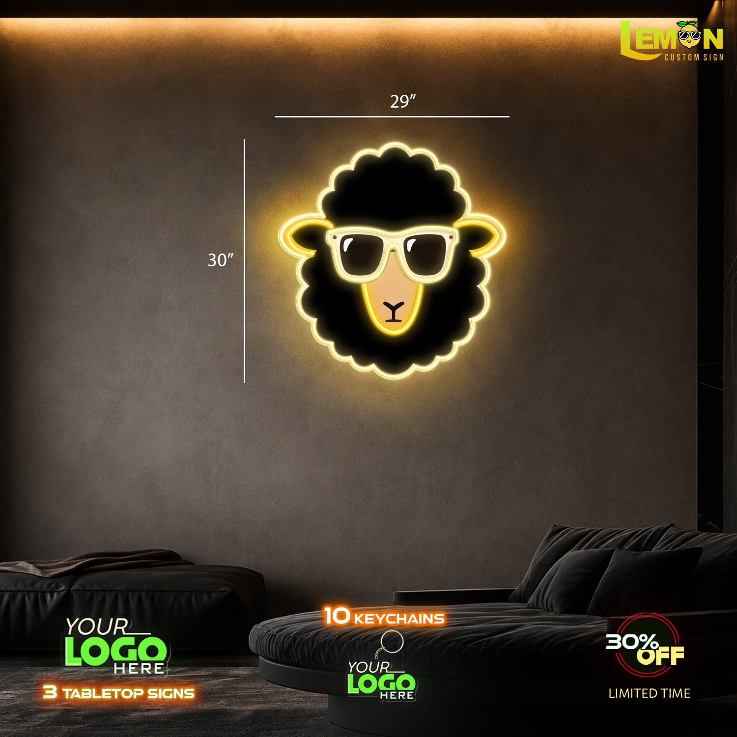 A SHEEP | LED NEON SIGN