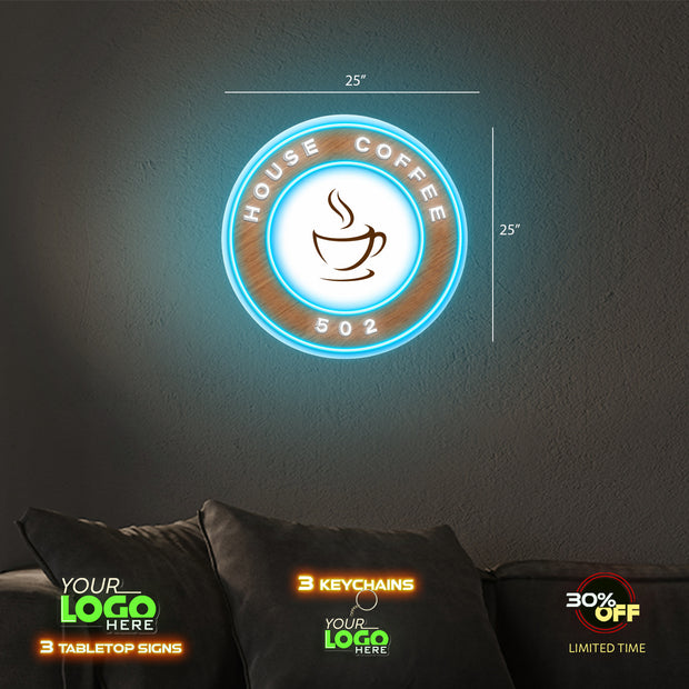 HOUSE COFFEE | LED NEON SIGN