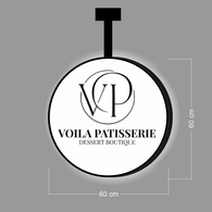 VOILA PATISSERIE | ILLUMINATED BLADE SIGN