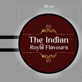 THE INDIAN ROYAL FLAVOURS | ILLUMINATED BLADE SIGN 2