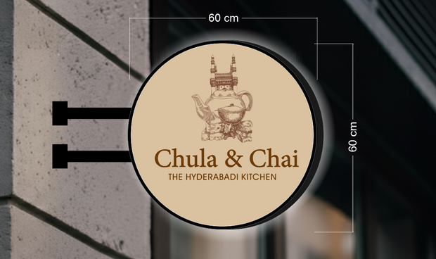 CHULA & CHAI | ILLUMINATED BLADE SIGN