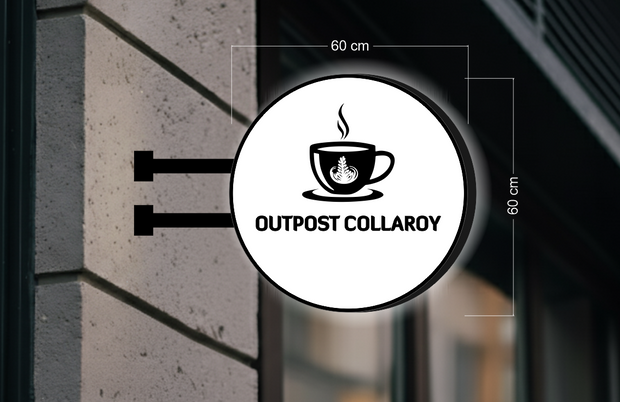 Outpost Collaroy | ILLUMINATED BLADE SIGN