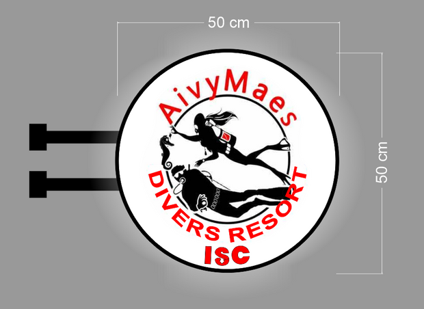 DIVERS RESORT | ILLUMINATED BLADE  SIGN