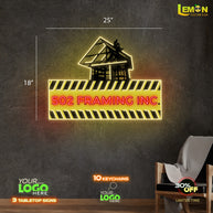502 FRAMING INC | LED NEON SIGN
