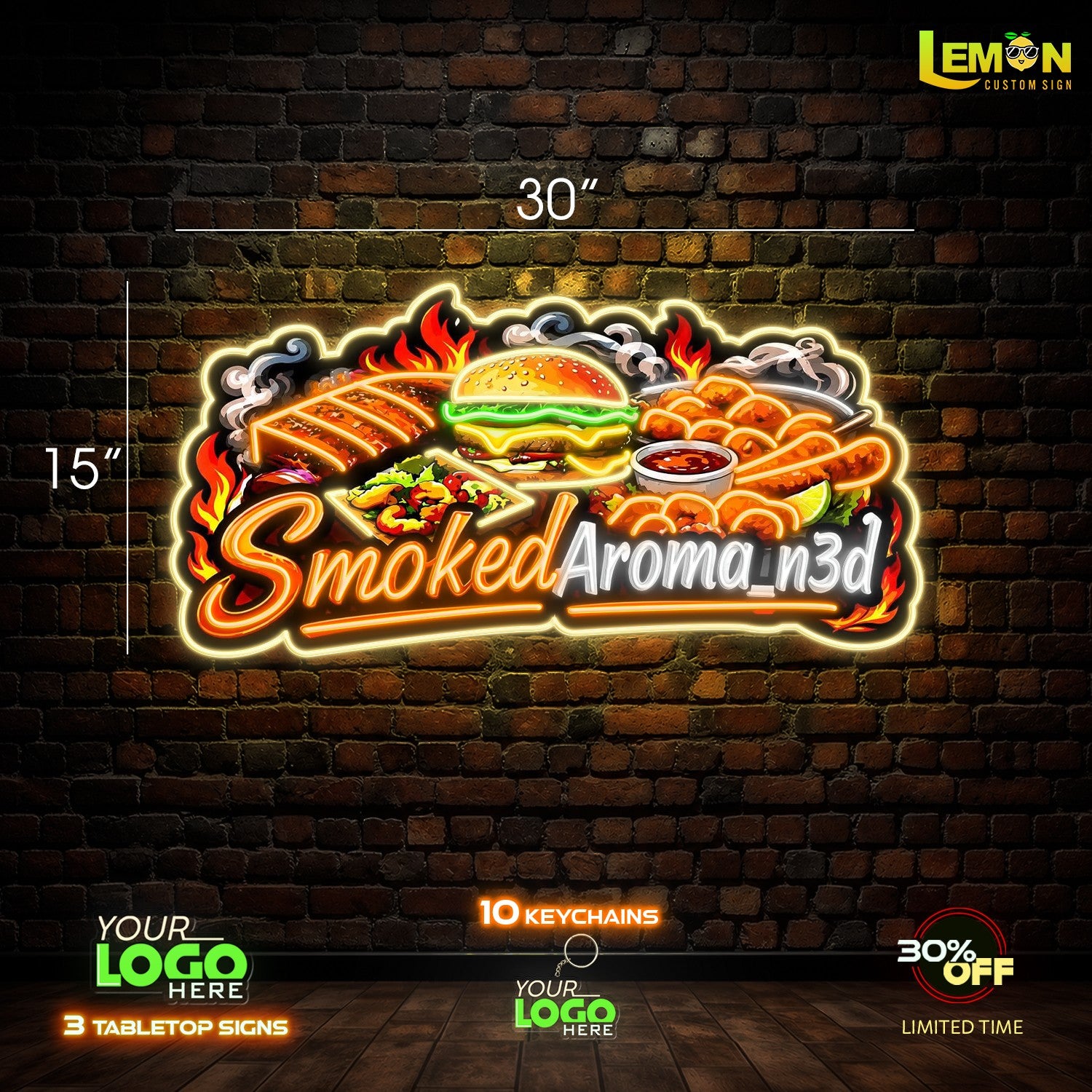 Smoked Aroma | LED NEON SIGN
