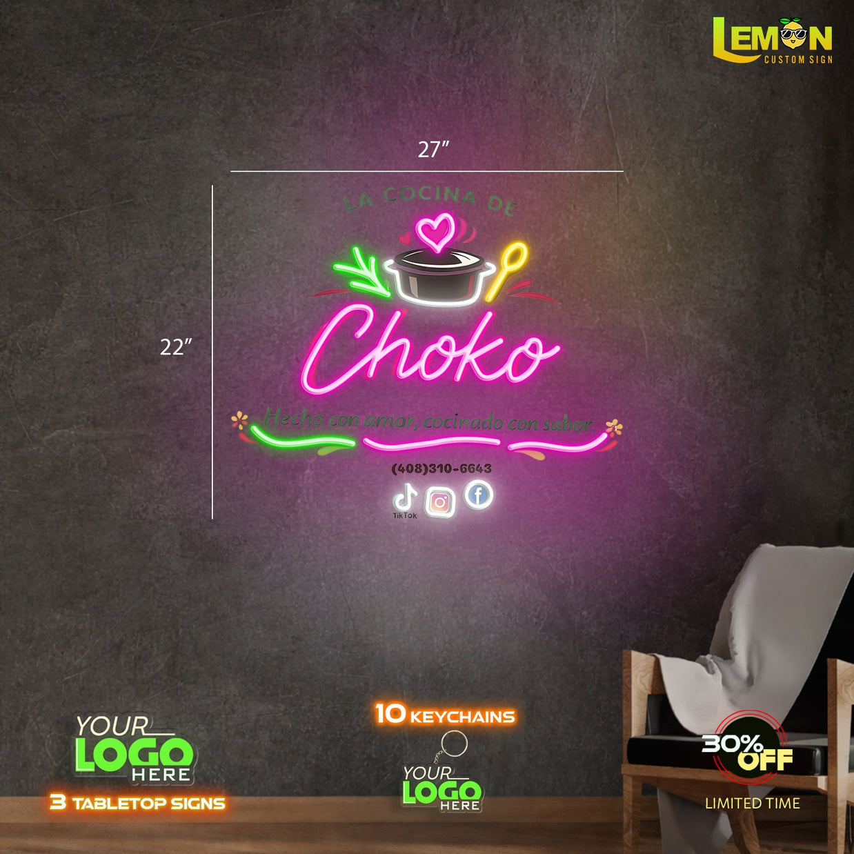 CHOKO | LED NEON SIGN
