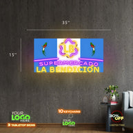 SUPERMERCADO LA BENDICION | LED NEON SIGN