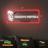 PRETZELS SIGN AND LAUNDRY SIGN | LED NEON SIGN ( 2 SIGNS)