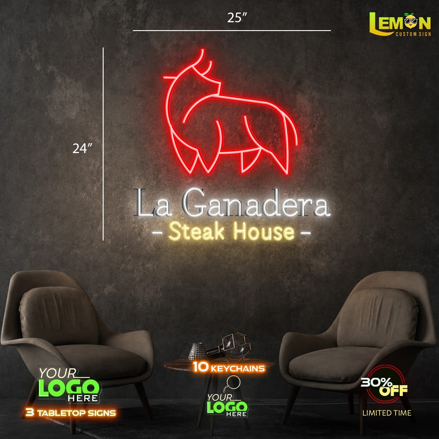 LA GANADERA | LED NEON SIGN