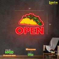TACO OPEN | LED NEON SIGN