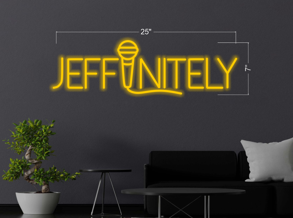 JEFFINITELY | LED NEON SIGN