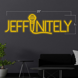 JEFFINITELY | LED NEON SIGN