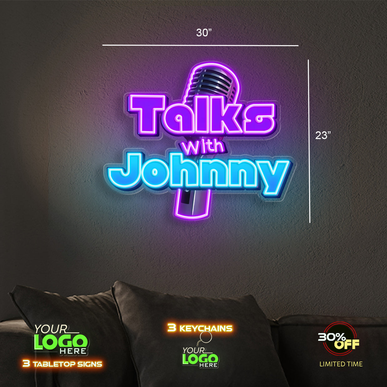 Talks with Johnny | LED NEON SIGN