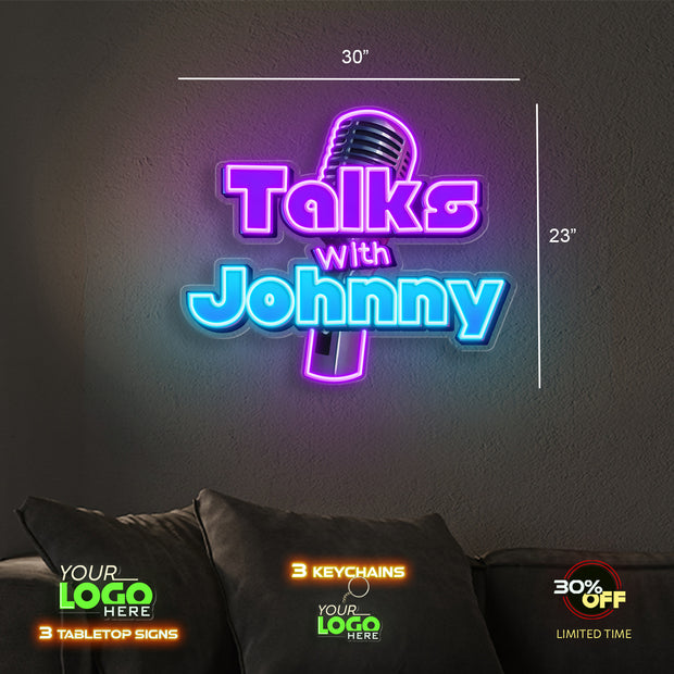 Talks with Johnny | LED NEON SIGN