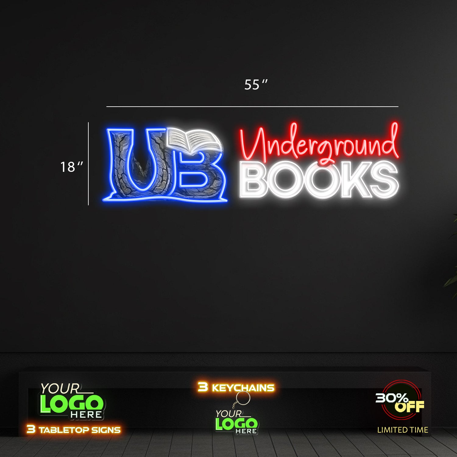 Underground Book| LED SIGN