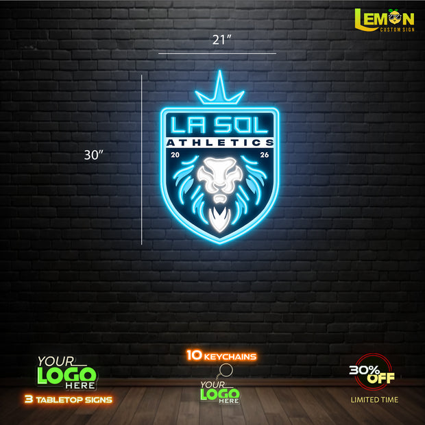 LA SOL ATHLETICS | LED NEON SIGN
