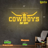 COWBOYS | LED NEON SIGN