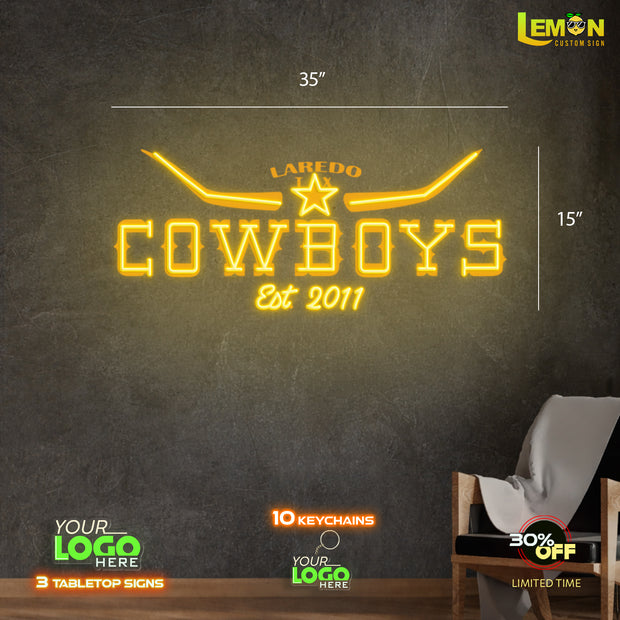 COWBOYS | LED NEON SIGN