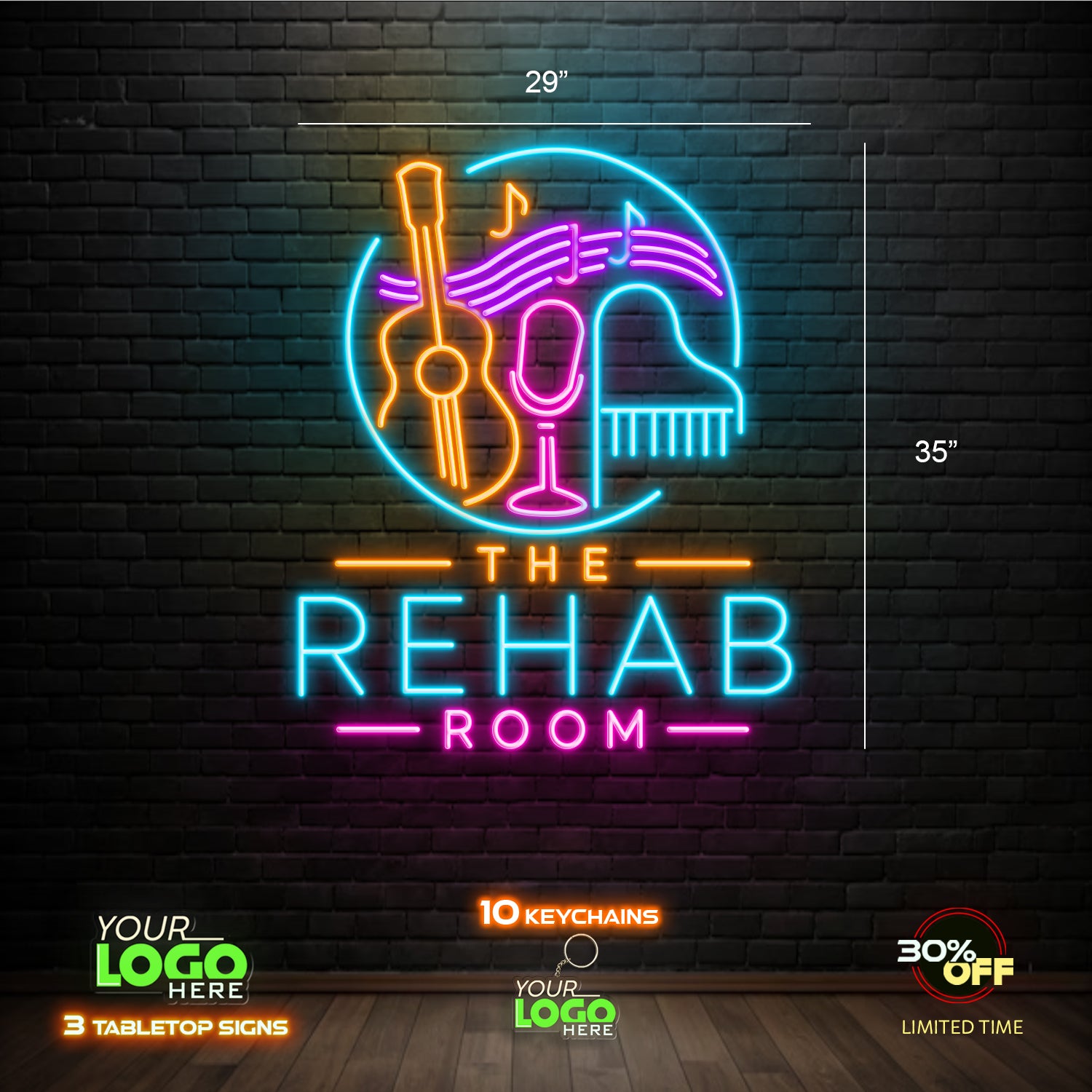 THE REHAB ROOM | LED NEON SIGN