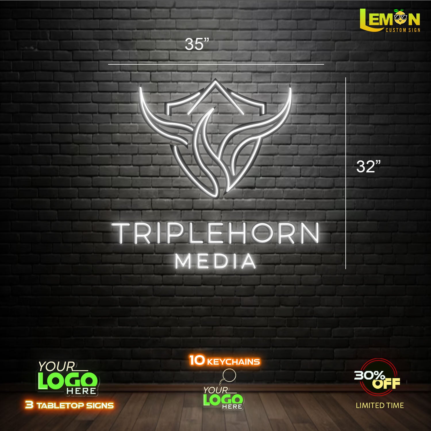 TRIPLEHORN MEDIA | LED NEON SIGN