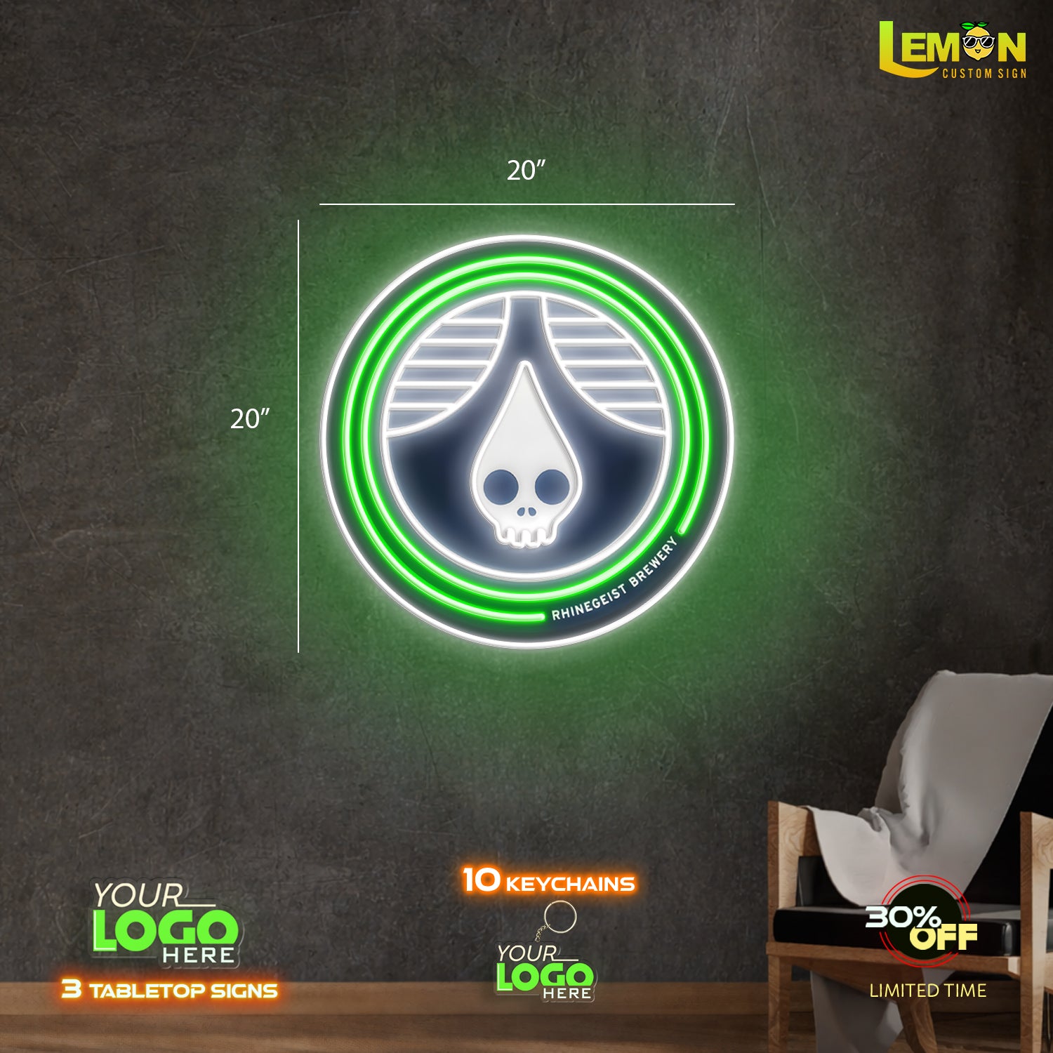 RHINEGEIST BREWERY | LED NEON SIGN