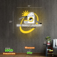 306 FAMILY LAUNDRY | LED NEON SIGN