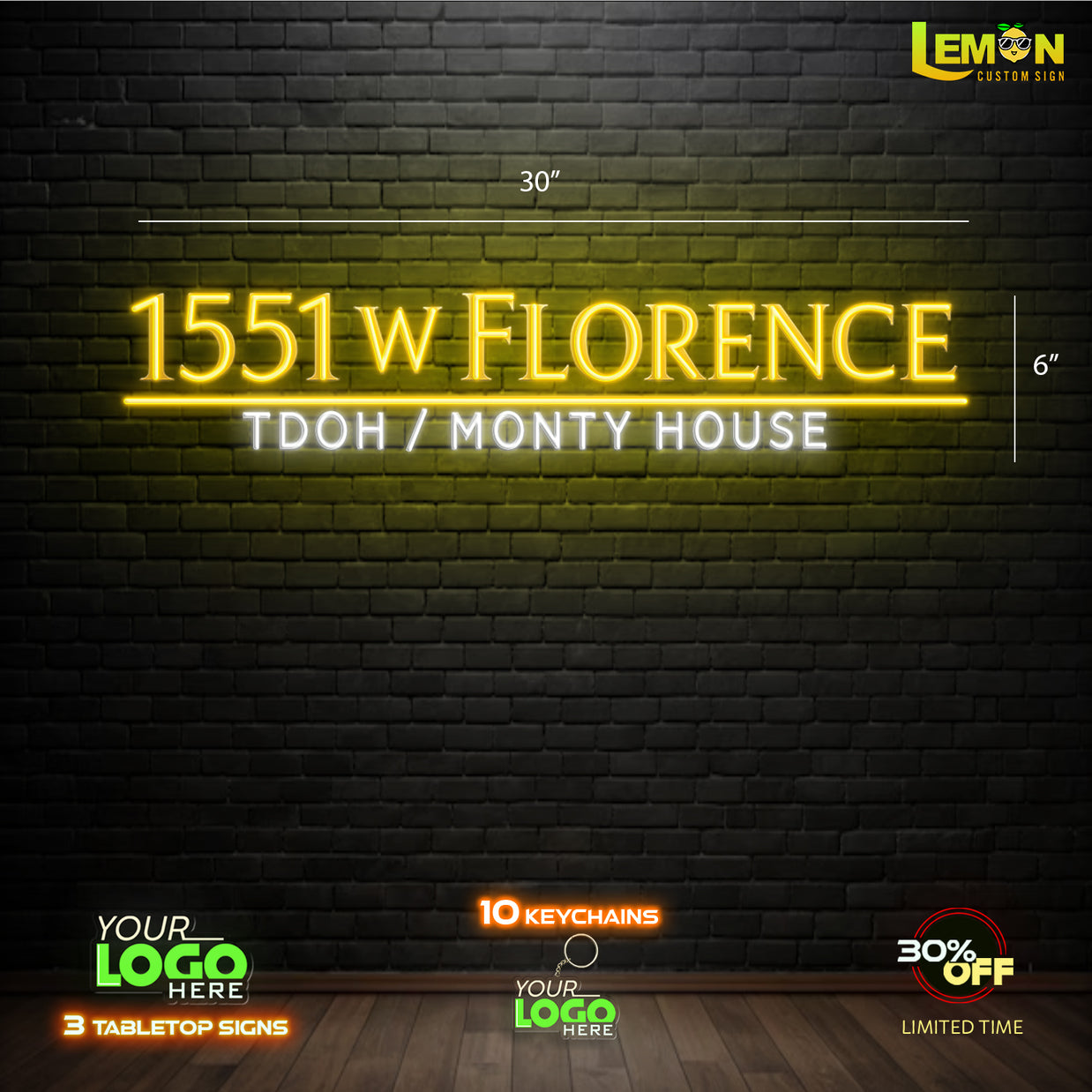 1551 W Florence | LED NEON SIGN